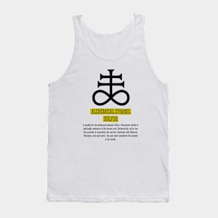 ALCHEMICAL SYMBOL SULFUR Tank Top